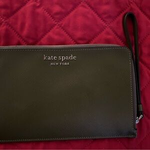 Kate Spade Dark Green Wristlet
